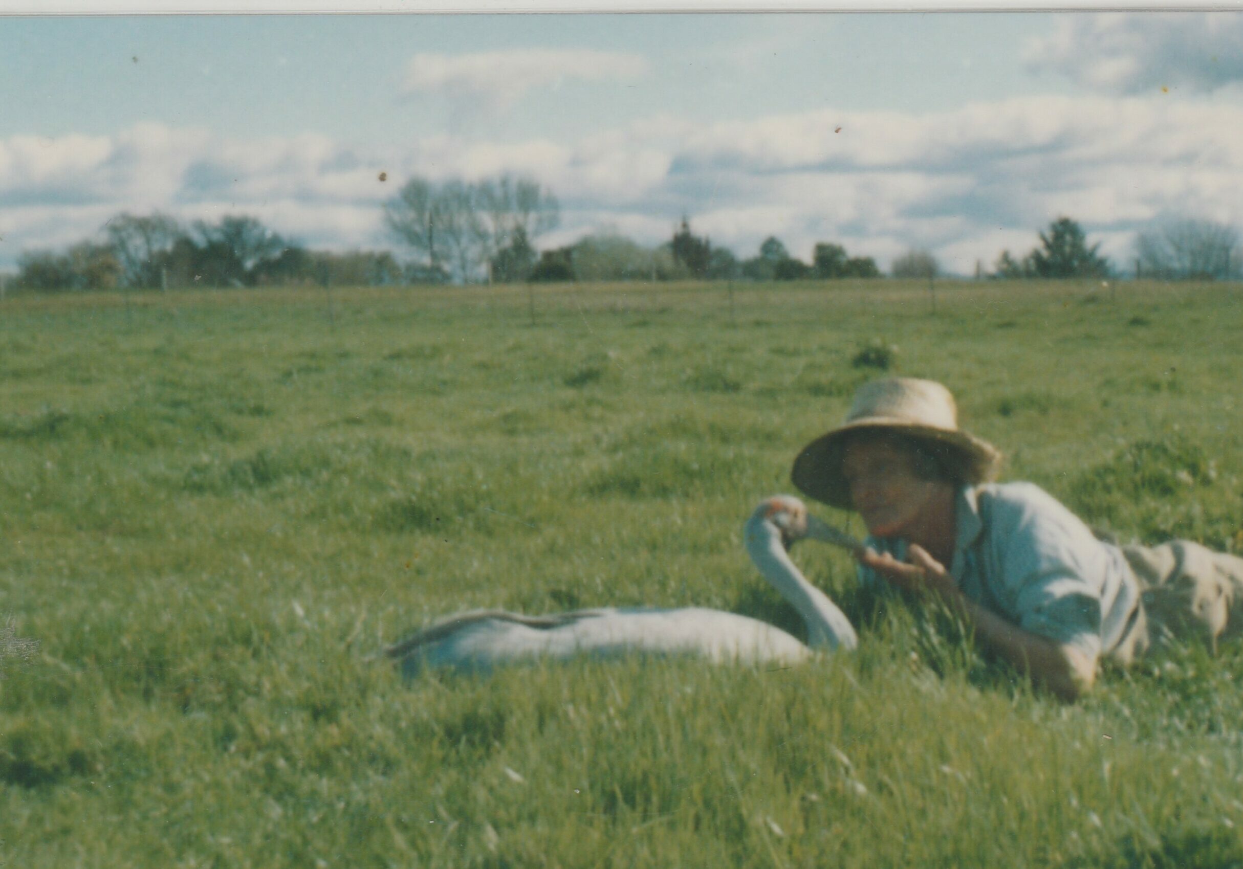 Lavinia Reiners and Sweetie, deep in conversation 