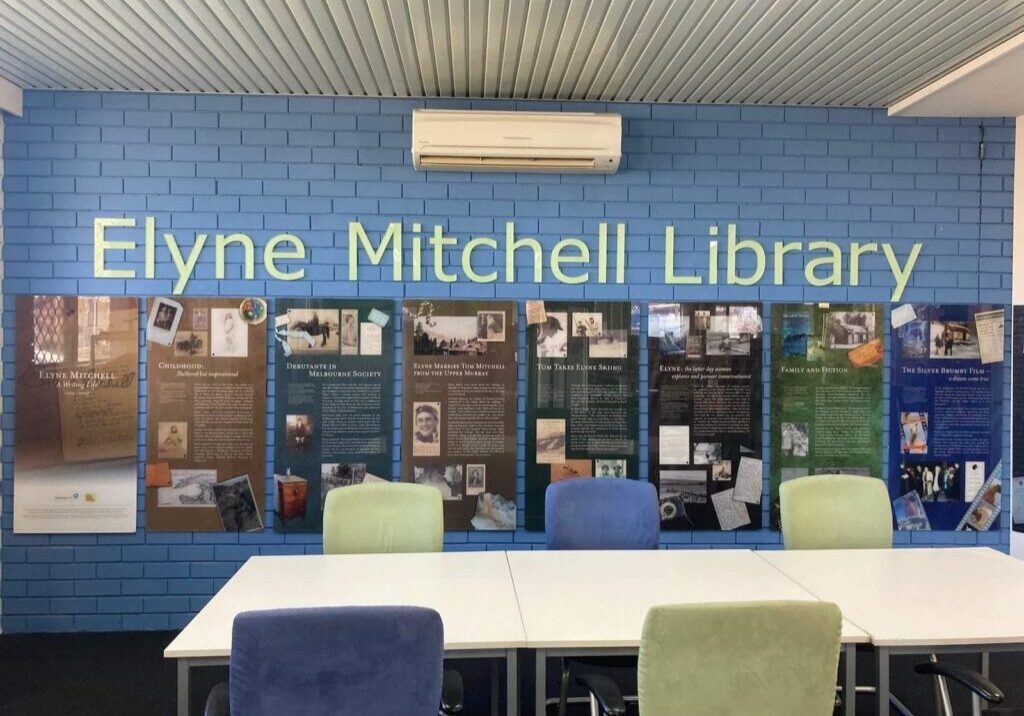 Elyne Mitchell Library Display Panels