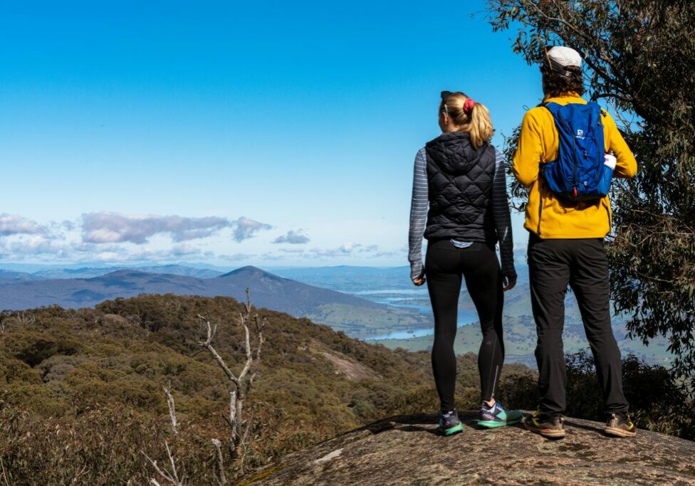 Mt Lawson Summit Trail towong view walk